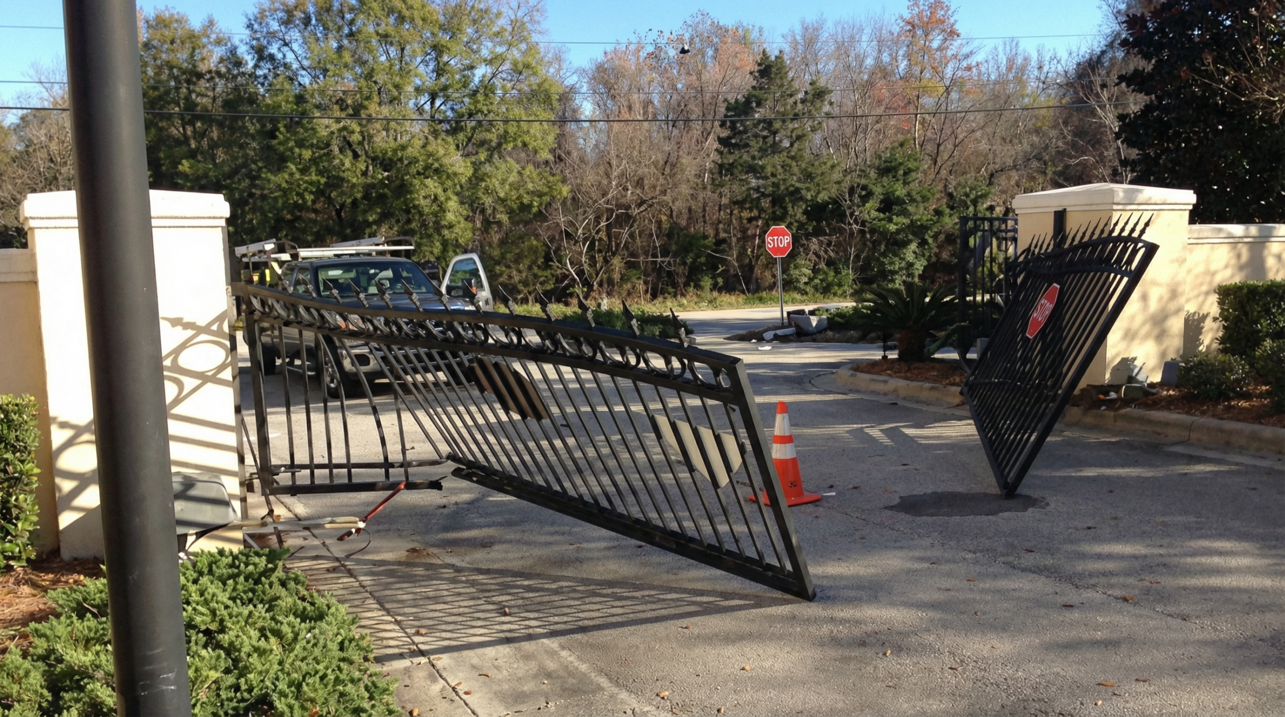 Emergency automatic gate repair service Memphis TN Inlay Automation